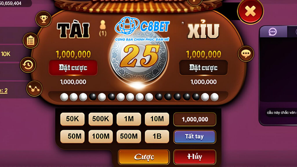 Chơi Tài Xỉu - Nhà Cái C8BET