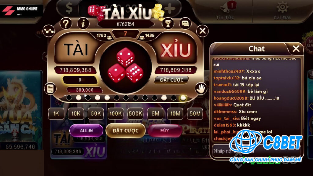 Tài Xỉu Online Uy Tín Nhà Cái C8BET – Khám Phá Thế Giới Cờ Bạc Đỉnh Cao